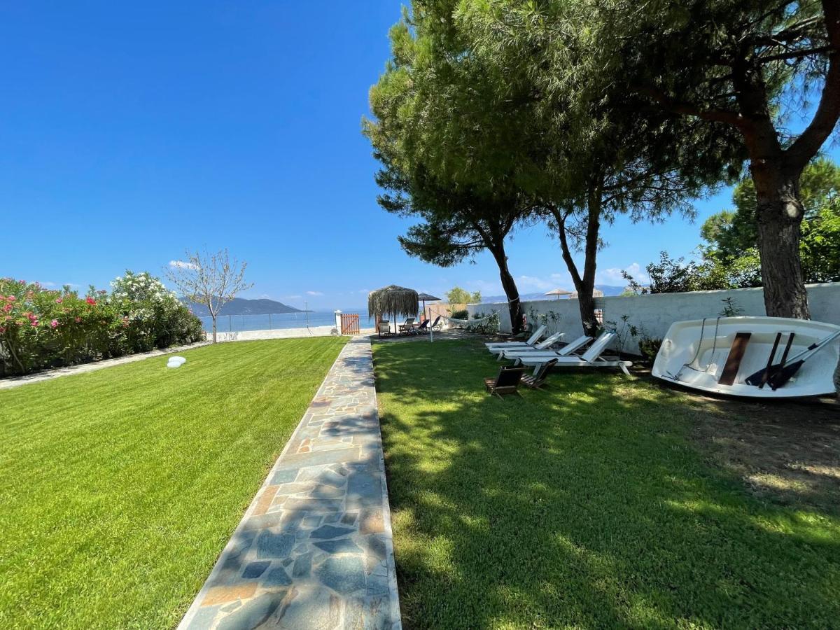 Pampas Seafront Villa, 6 Bedrooms, North Evvoia Kanatadhika ภายนอก รูปภาพ