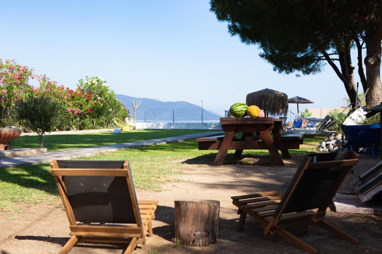 Pampas Seafront Villa, 6 Bedrooms, North Evvoia Kanatadhika ภายนอก รูปภาพ