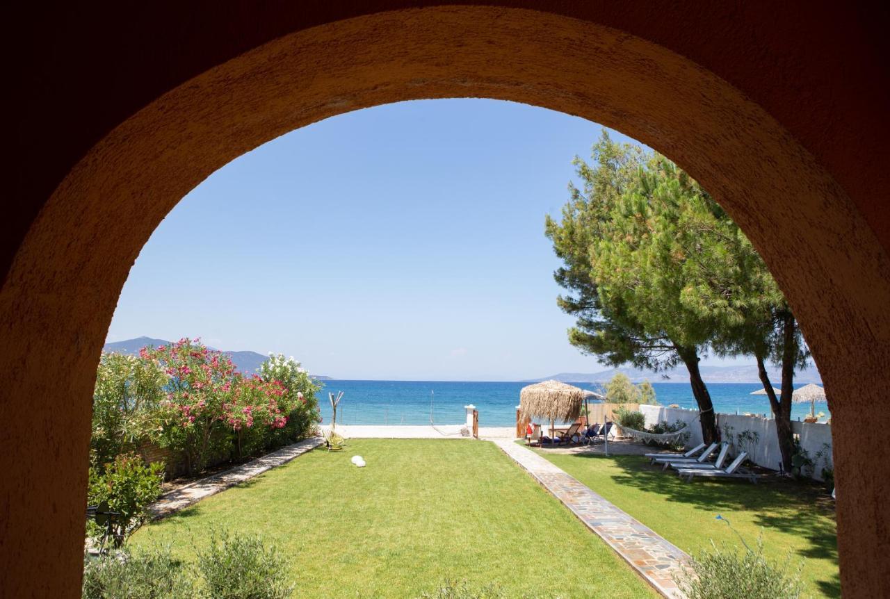 Pampas Seafront Villa, 6 Bedrooms, North Evvoia Kanatadhika ภายนอก รูปภาพ