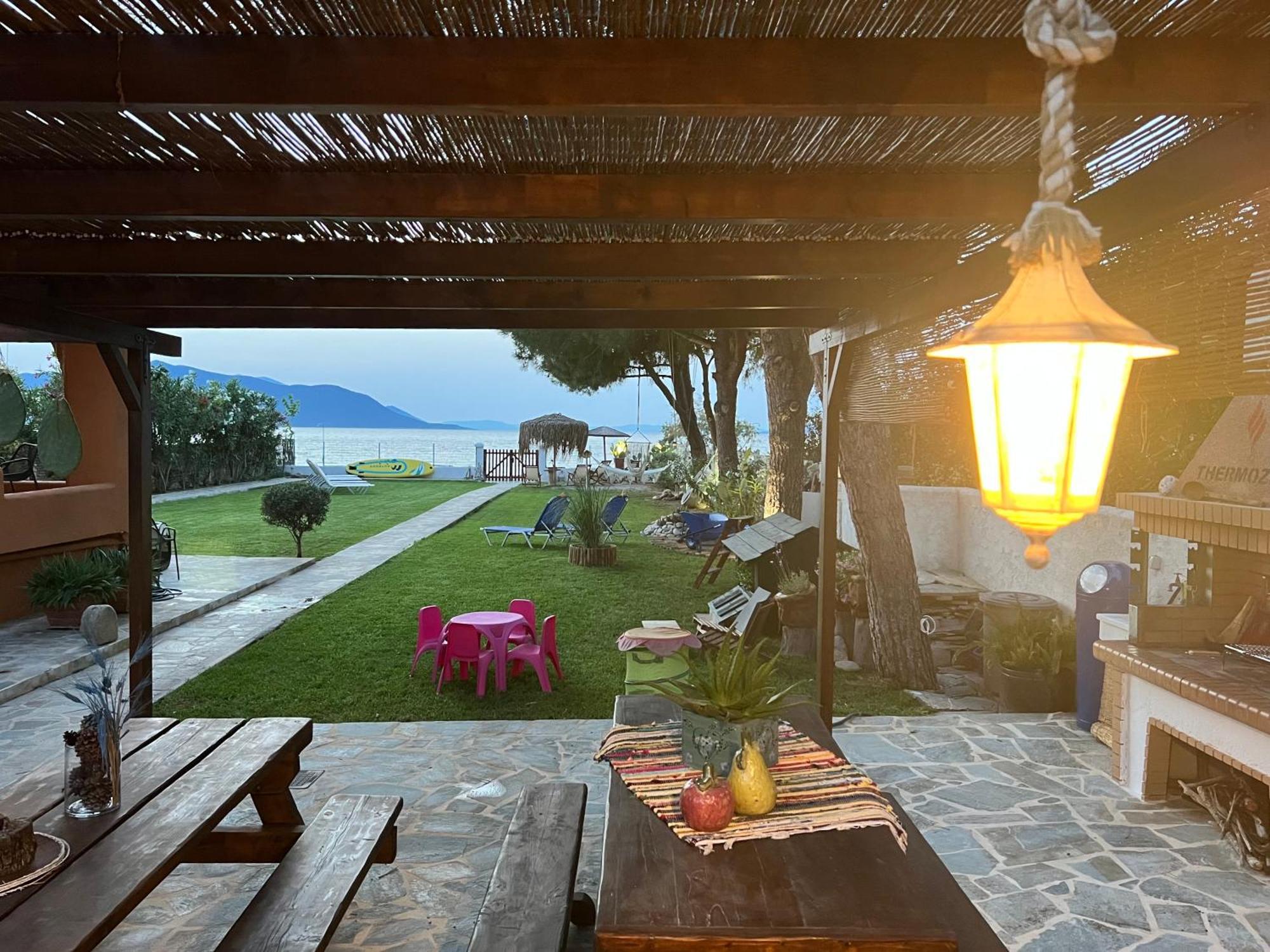 Pampas Seafront Villa, 6 Bedrooms, North Evvoia Kanatadhika ภายนอก รูปภาพ
