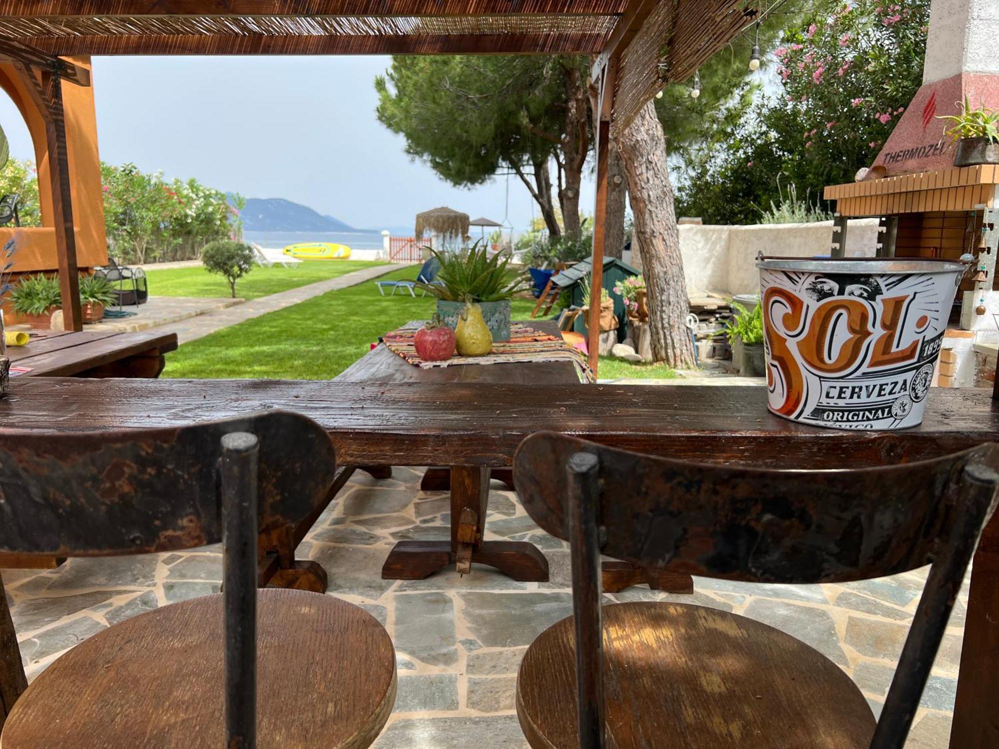 Pampas Seafront Villa, 6 Bedrooms, North Evvoia Kanatadhika ภายนอก รูปภาพ
